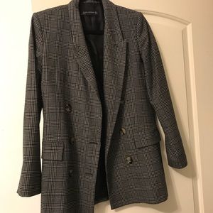 Zara check blazer